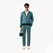 Жаккардовые спортивные брюки Lacoste Paris с монограммой фото 3