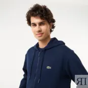 Мужская флисовая толстовка Lacoste на молнии фото 5