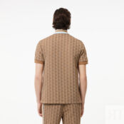 Мужское поло Lacoste Classic Fit с монограммой фото 2