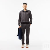 Мужская жаккардовая толстовка Lacoste PARIS с монограммой фото 4