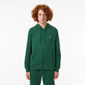 Мужская флисовая толстовка Lacoste на молнии фото 1
