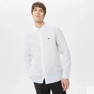 Мужская льняная рубашка Lacoste