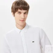Мужская льняная рубашка Lacoste фото 3