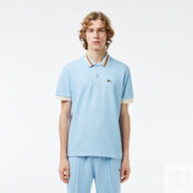 Мужское поло Lacoste Classic Fit с монограммой фото 1