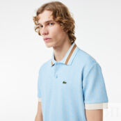 Мужское поло Lacoste Classic Fit с монограммой фото 3