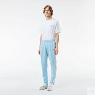 Жаккардовые спортивные брюки Lacoste Paris с монограммой