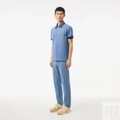 Жаккардовые спортивные брюки Lacoste Paris с монограммой фото 1
