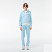 Жаккардовые спортивные брюки Lacoste Paris с монограммой фото 3