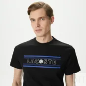 Мужская футболка Lacoste из хлопка фото 3