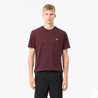 Мужская хлопковая футболка Lacoste с коротким рукавом