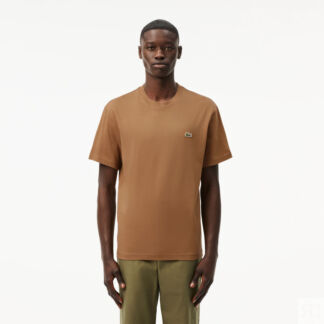 Мужская хлопковая футболка Lacoste с коротким рукавом