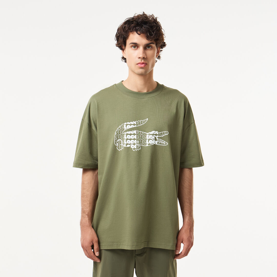 Мужская хлопковая футболка Lacoste фото 1