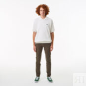 Мужское трикотажное поло Lacoste из органического хлопка фото 4