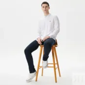 Мужская льнаная рубашка Lacoste фото 4