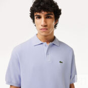 Мужское трикотажное поло Lacoste из органического хлопка фото 3