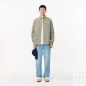 Мужская рубашка Lacoste Regular Fit в клетку фото 4