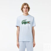 Мужская хлопковая футболка Lacoste фото 1