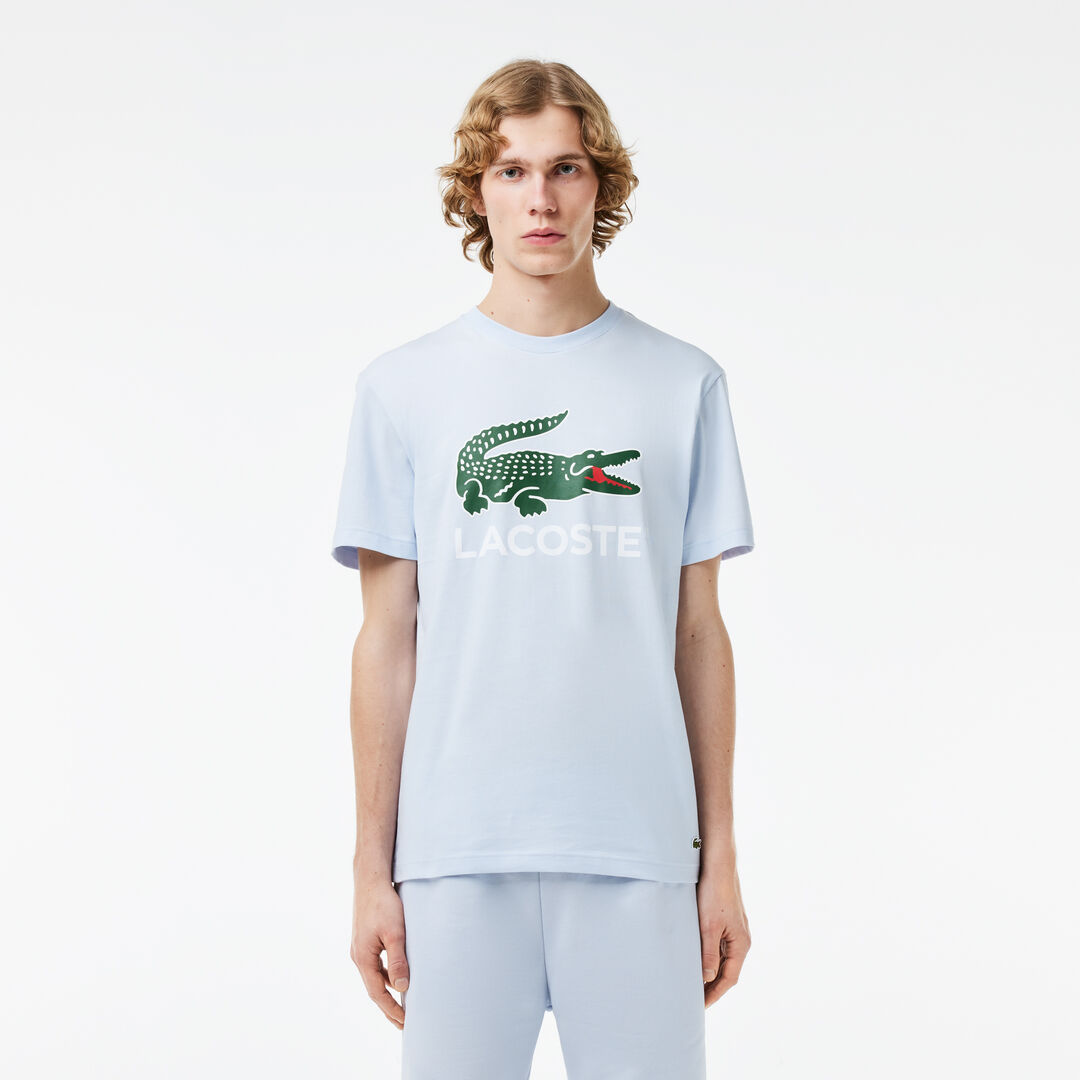 Мужская хлопковая футболка Lacoste фото 1