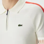 Мужское трикотажное поло Lacoste на молнии фото 5