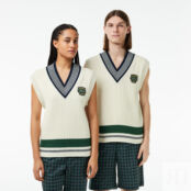 Хлопковая жилетка Lacoste для тенниса Unisex фото 1