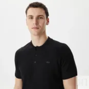 Мужское тёплое трикотажное поло Lacoste фото 3