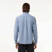 Мужская рубашка Lacoste Regular Fit в клетку фото 2