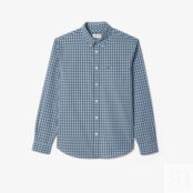 Мужская рубашка Lacoste Regular Fit в клетку фото 5