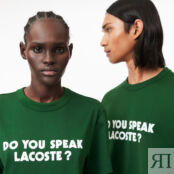 Футболка Lacoste Unisex из хлопка фото 3