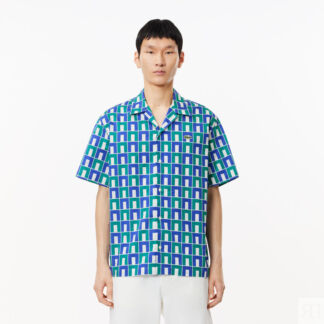 Мужская рубашка Lacoste с коротким рукавом
