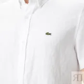 Мужская льнаная рубашка Lacoste фото 5
