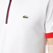 Мужское хлопковое поло Lacoste Regular Fit фото 4