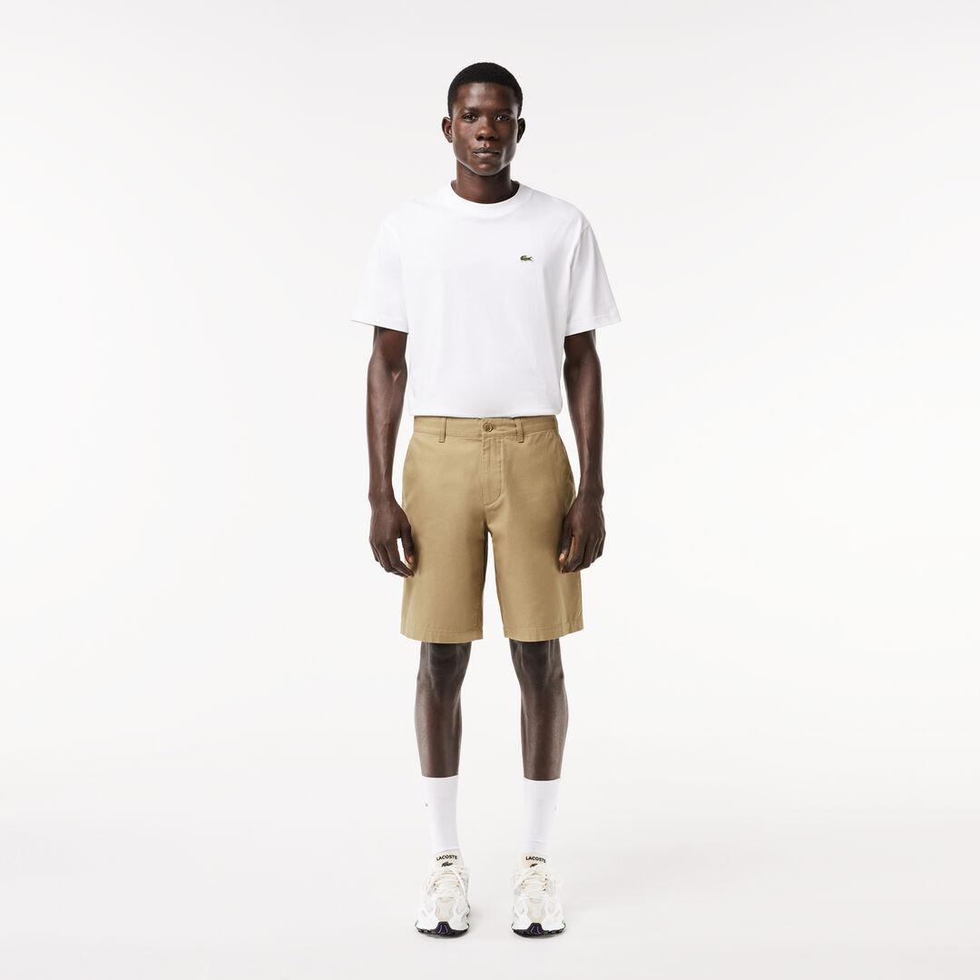 Мужские хлопковые шорты Lacoste Straight Fit фото 1
