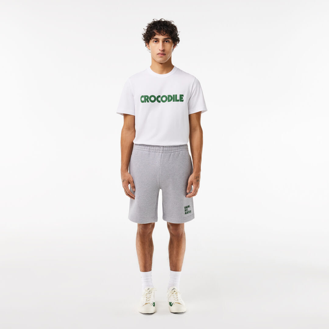 Мужские хлопковые шорты Lacoste фото 1