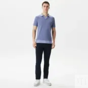 Мужское хлопковое поло Lacoste Regular Fit фото 4
