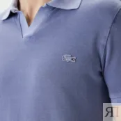 Мужское хлопковое поло Lacoste Regular Fit фото 5