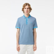 Мужское хлопковое поло Lacoste Regular Fit фото 1