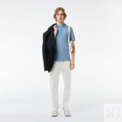 Мужское хлопковое поло Lacoste Regular Fit фото 4