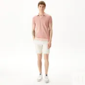 Мужское хлопковое поло Lacoste Regular Fit фото 4