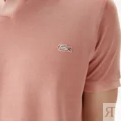 Мужское хлопковое поло Lacoste Regular Fit фото 5