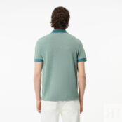 Мужское хлопковое поло Lacoste Regular Fit фото 2