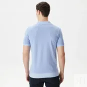 Мужское хлопковое поло Lacoste Regular Fit фото 2