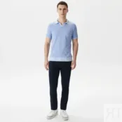Мужское хлопковое поло Lacoste Regular Fit фото 4