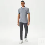 Мужское хлопковое поло Lacoste фото 4