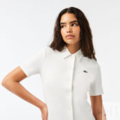 Женское платье-поло Lacoste из органического хлопка фото 3