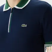 Мужское хлопковое поло Lacoste Regular Fit фото 5