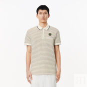 Мужское поло Lacoste в полоску фото 1