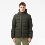 Мужская куртка-бомбер Lacoste на молнии из хлопка фото 1