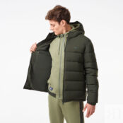 Мужская куртка-бомбер Lacoste на молнии из хлопка фото 4