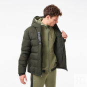 Мужская куртка-бомбер Lacoste на молнии из хлопка фото 5
