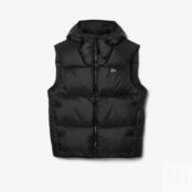 Мужской  влагоотталкивающий жилет Lacoste с капюшоном фото 5